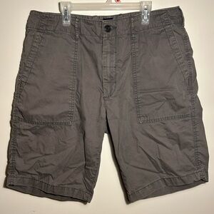 Gap Mens Casual Shorts 100% Cotton Grey US Size 34